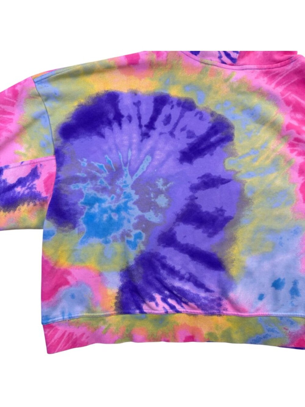 Nike Womens Multicolor Tie Dye Oversized Hoodie With Pockets Size XXL - Picture 5 of 10